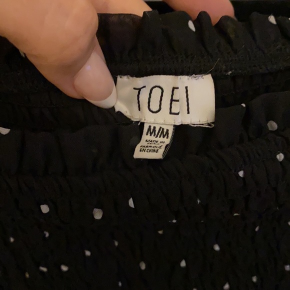 Eileen polka dot skater dress size M Tobi - Picture 5 of 7